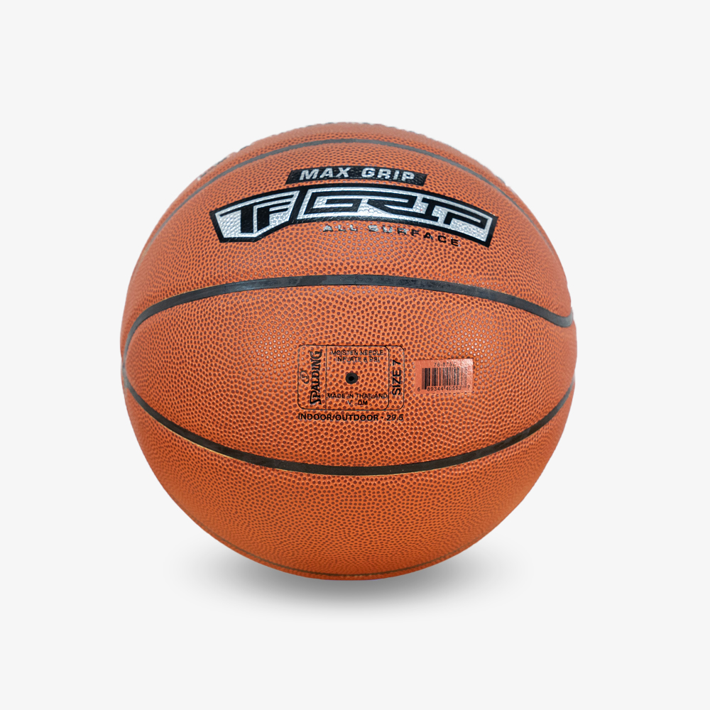Spalding Max Grip Basketball – Größe 6, Composite, Für Outdoor, Rutschfester Grip